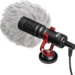 Boya BY-MM1 Electret Μικρόφωνο Shock Mounted Δημοσιογραφικό