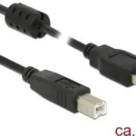 DeLock USB 2.0 Cable USB-A male - USB-B male 1m (84895)