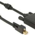 DeLock Cable DVI-I male - mini DisplayPort male 5m Μαύρο (85637)