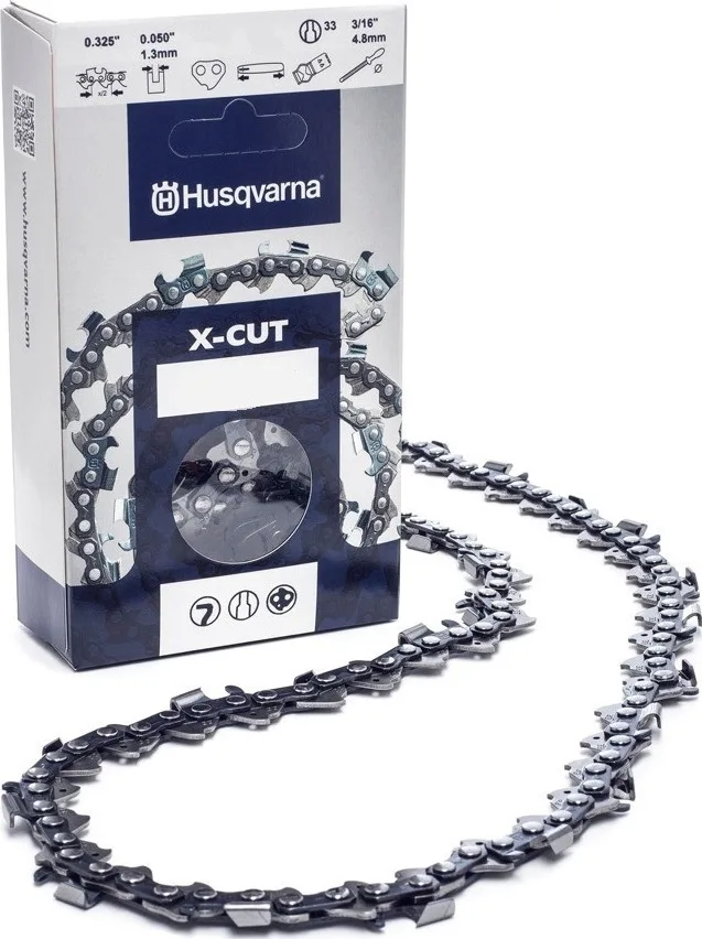20190117120634_husqvarna_alysida_x_cut_sp33g_64e.jpeg Husqvarna X-CUT Αλυσίδα Αλυσοπρίονου με Βήμα .325", Πάχος Οδηγών .050"-1.3mm & Αριθμό Οδηγών 64Ε - Image 1