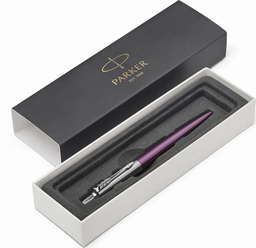 20190408155157_bf40c805.jpeg Parker Jotter Στυλό Ballpoint Μωβ (Προσωποποιημένο) 1953190 - Image 1