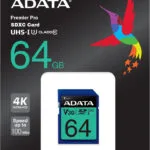 Adata Premier Pro SDXC 64GB U3 V30 UHS-I 100MB/s