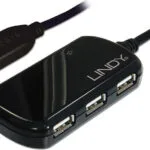 Lindy Hub 4 Θυρών USB 2.0 με σύνδεση USB-A 42781