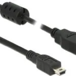 DeLock USB 2.0 Cable USB-A male - mini USB-B male 1m (84912)