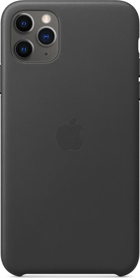 20190917162356_apple_leather_case_mayro_iphone_11_pro_max.jpeg Apple Leather Case Back Cover Δερμάτινο Μαύρο (iPhone 11 Pro Max) MX0E2ZM/A - Image 1