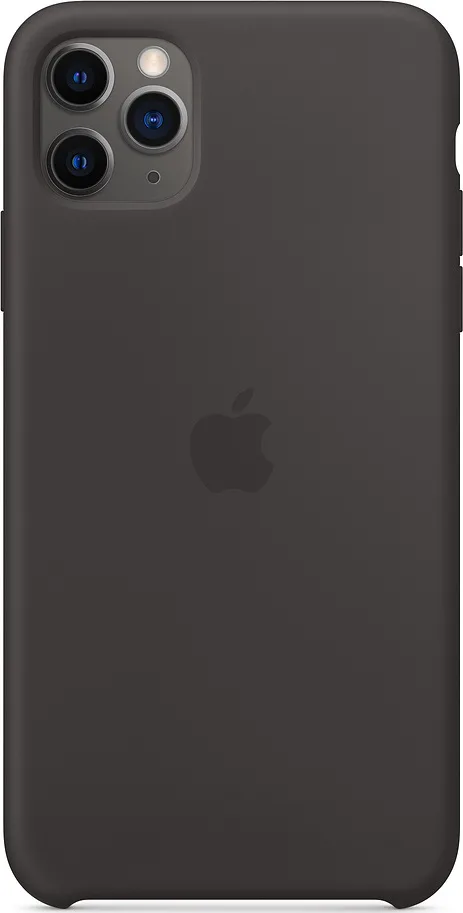 20190917163407_apple_silicone_case_mayro_iphone_11_pro_max.jpeg Apple Silicone Case Back Cover Σιλικόνης Μαύρο (iPhone 11 Pro Max) MX002ZM/A - Image 1