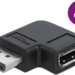 DeLock Μετατροπέας DisplayPort male σε DisplayPort female 1τμχ 66296
