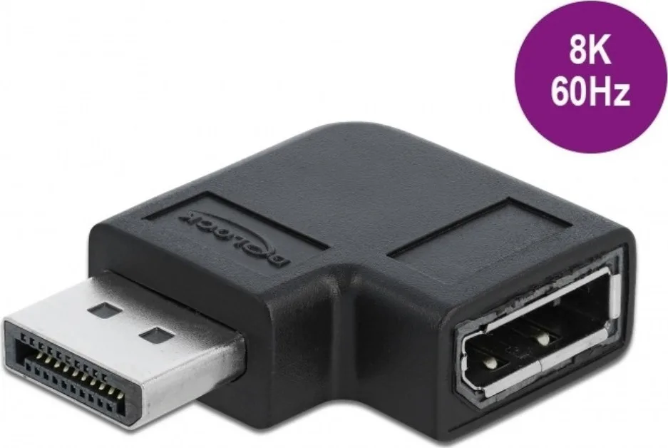 20191209124245_delock_displayport_male_displayport_female_66296.jpeg DeLock Μετατροπέας DisplayPort male σε DisplayPort female 1τμχ 66296 - Image 1