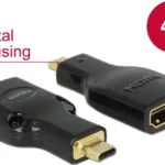 DeLock Μετατροπέας micro HDMI male σε HDMI female 1τμχ 65664