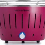 LotusGrill G280 Ανοξείδωτη Φορητή Ψησταριά Κάρβουνου 25.8x25.8εκ. G-LI-280 Plum Purple
