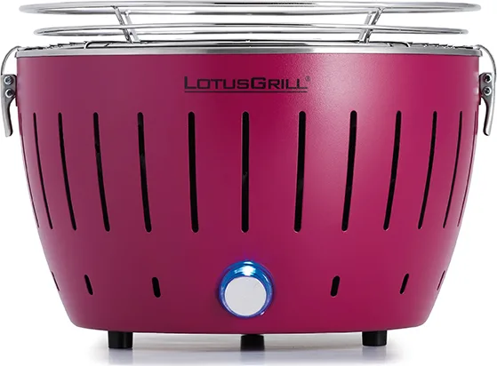 20200404130416_lotus_grill_g280_28x28cm_lila.jpeg LotusGrill G280 Ανοξείδωτη Φορητή Ψησταριά Κάρβουνου 25.8x25.8εκ. G-LI-280 Plum Purple - Image 1