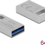 DeLock 64GB USB 3.2 Stick Ασημί