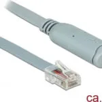 DeLock USB 2.0 Cable USB-C male - RS-232 Γκρι 1m 89893