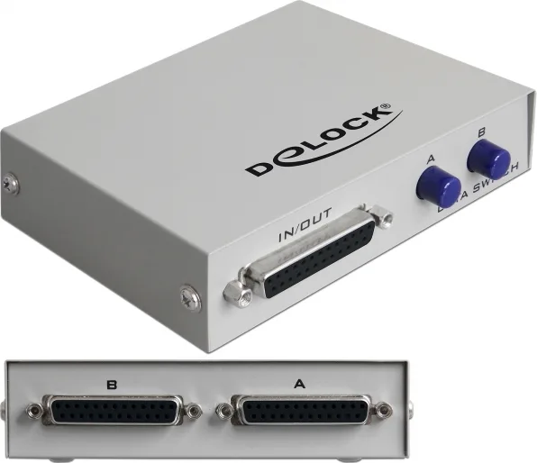 20200731151655_delock_parallel_switch_sub_d_25_pin_2_port.jpeg DeLock Parallel Switch Sub-D 25 pin 2 Port - Image 1