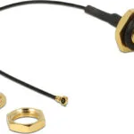 DeLock Καλώδιο RP-SMA Male - RP-SMA Female 0.1m 12464 1τμχ