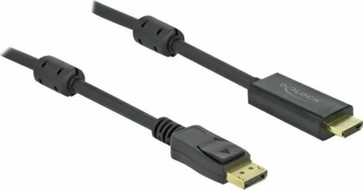 20201130113931_delock_cable_displayport_male_hdmi_male_7m_mayro_85959.jpeg DeLock Cable DisplayPort male - HDMI male 7m Μαύρο (85959) - Image 1