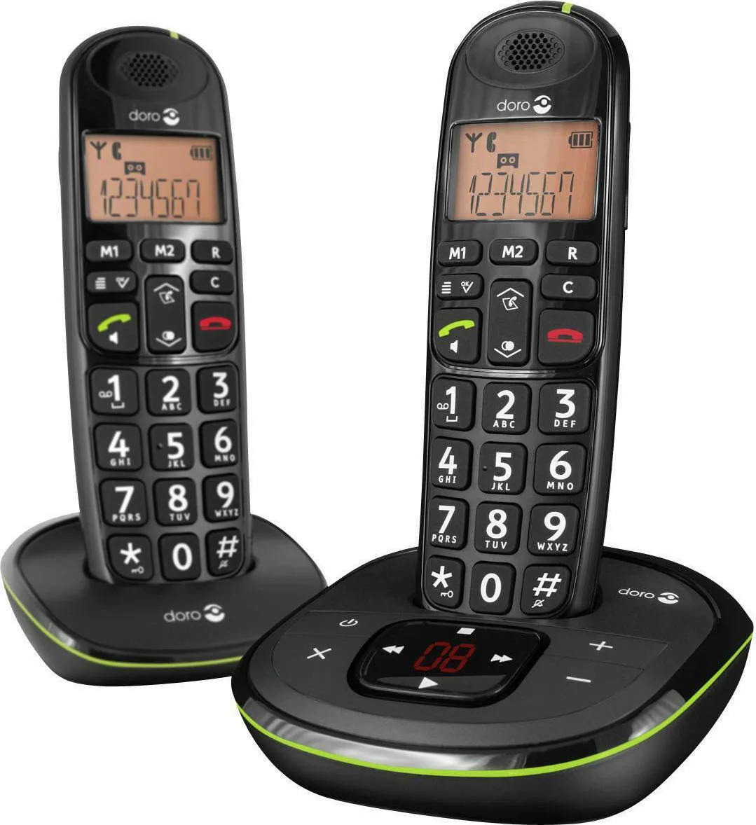 20210212111746_doro_phoneeasy_105wr_duo.jpeg Doro PhoneEasy 105wr Ασύρματο Τηλέφωνο Duo Μαύρο - Image 1