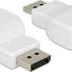 DeLock Μετατροπέας DisplayPort male σε VGA female Λευκό 1τμχ 65568
