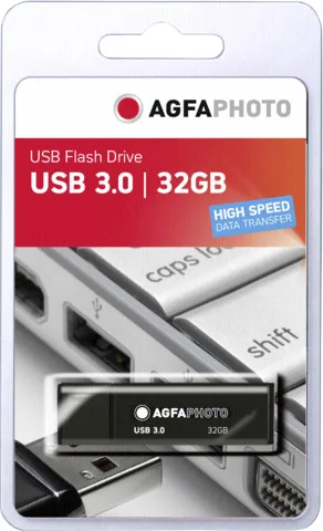 20210303164709_d52aaaeb.jpeg AgfaPhoto 32GB USB 3.0 Stick Μαύρο - Image 1