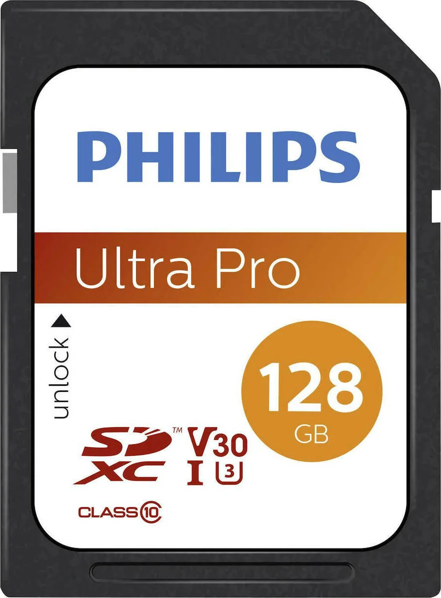 20210304145151_philips_sd_karten_sdxc_128gb_u3_v30_with_adapter.jpeg Philips FM12SD65B SDXC 128GB U3 V30 A1 UHS-I - Image 1