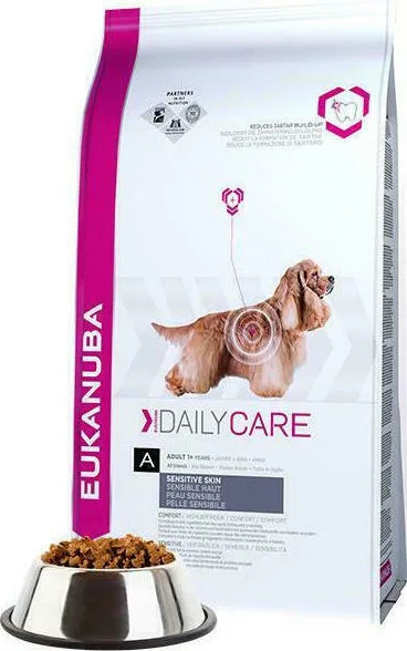20210323095737_eukanuba_adult_daily_care_sensitive_skin_2_3kg.jpeg Eukanuba Adult Daily Care Sensitive Skin 2.3kg Ξηρά Τροφή για Ενήλικους Σκύλους με Ψάρια - Image 1
