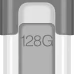 Lexar Jumpdrive V100 New 128GB USB 3.0 Stick Λευκό