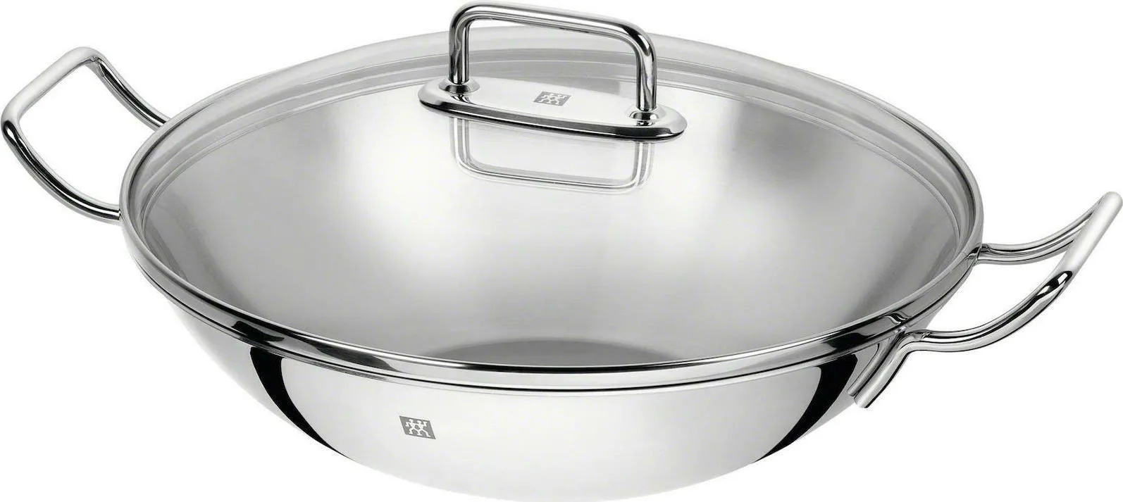 Zwilling J.A. Henckels Plus Wok από Ανοξείδωτο Ατσάλι Με Καπάκι 32cm 40992-332 - Image 1