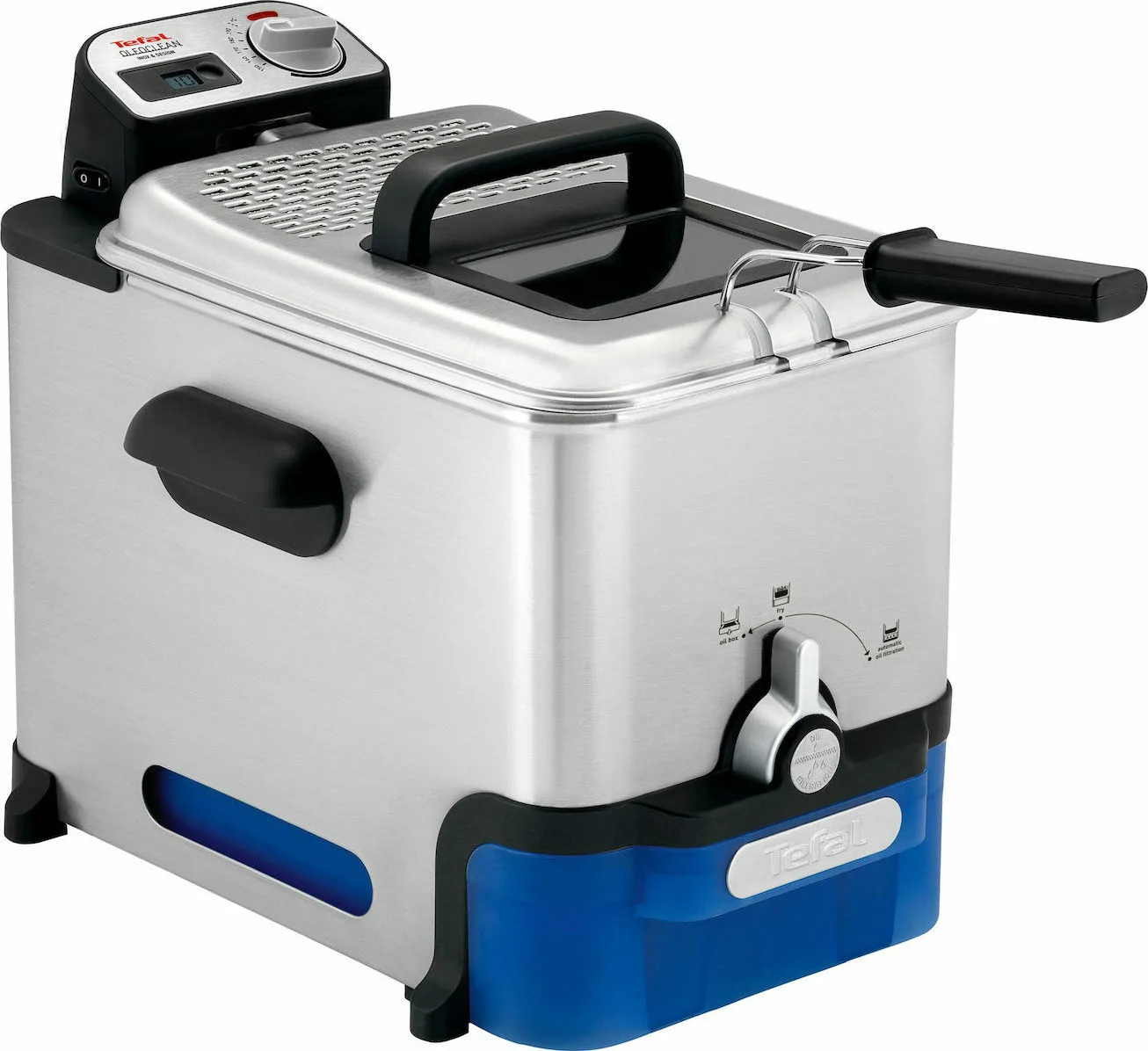 20210427170556_tefal_oleoclean_pro.jpeg Tefal Oleoclean Pro Φριτέζα 3.5lt Ασημί - Image 1
