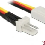 DeLock 3-Pin Fan - 3-Pin Fan Cable 0.3m Πολύχρωμο 85753
