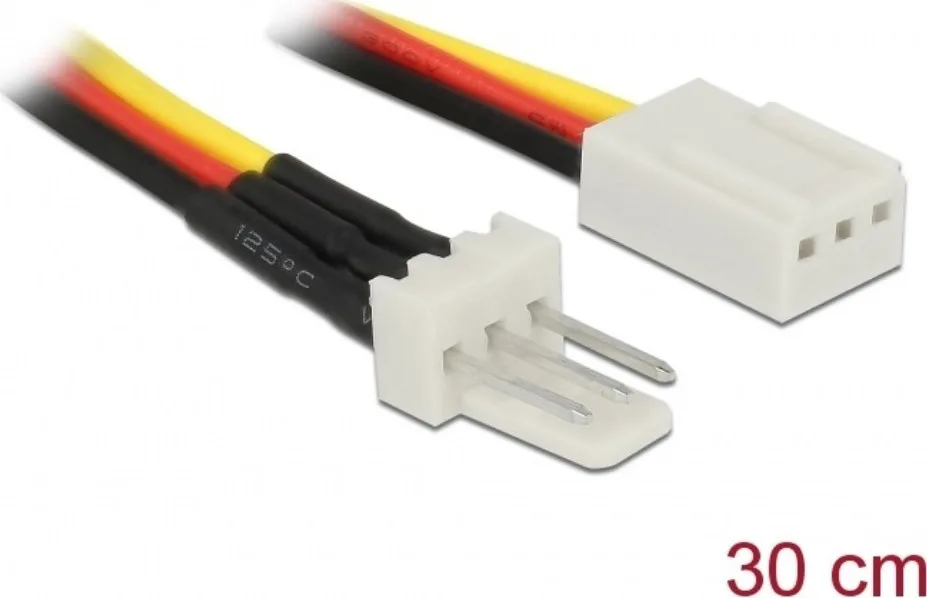 20210505120630_delock_3_pin_fan_male_3_pin_fan_female_cable_0_3m_85753.jpeg DeLock 3-Pin Fan - 3-Pin Fan Cable 0.3m Πολύχρωμο 85753 - Image 1