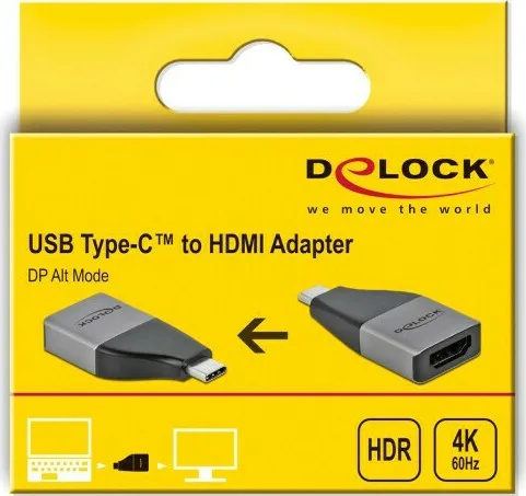 20210609092256_d81e4622.jpeg DeLock Μετατροπέας USB-C male σε HDMI female Γκρι 1τμχ 64119 - Image 1