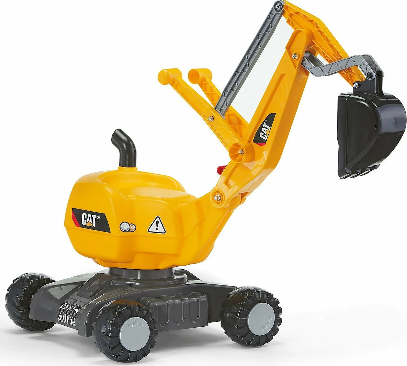 20210701105016_rollydigger_cat.jpeg Παιδικός Εκσκαφέας CAT Ποδοκίνητος με Πετάλι Κίτρινος 421015 - Image 1