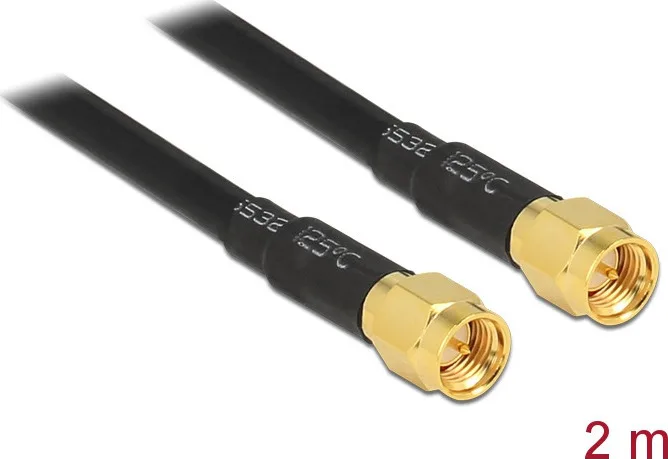 DeLock Καλώδιο Κεραίας WiFi SMA male - SMA male 2m (88892) - Image 1