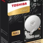 Toshiba N300 10TB HDD Σκληρός Δίσκος 3.5" SATA III 7200rpm με 256MB Cache για NAS HDWG11AEZSTA