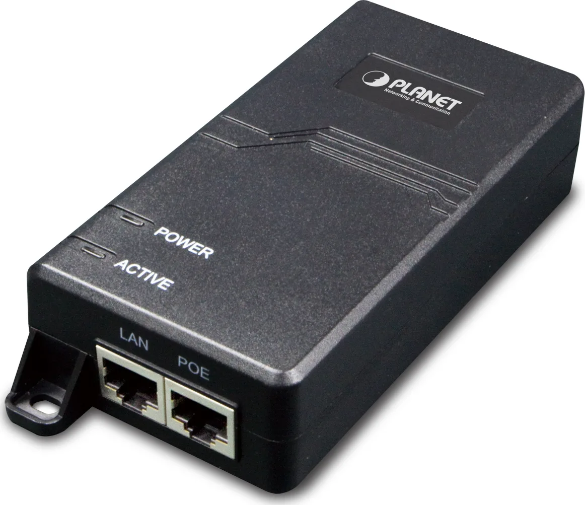 20211011091539_planet_60_watt_poe_injector.jpeg Planet 60-Watt PoE Injector - Image 1