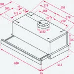 Teka TL 6420 Συρόμενος Απορροφητήρας 60cm Inox