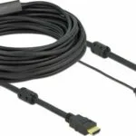 DeLock 4K 30Hz Cable DisplayPort male - HDMI male 10m Μαύρο (85968)