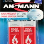 Ansmann Smoke Detector Αλκαλικές Μπαταρίες 9V 2τμχ