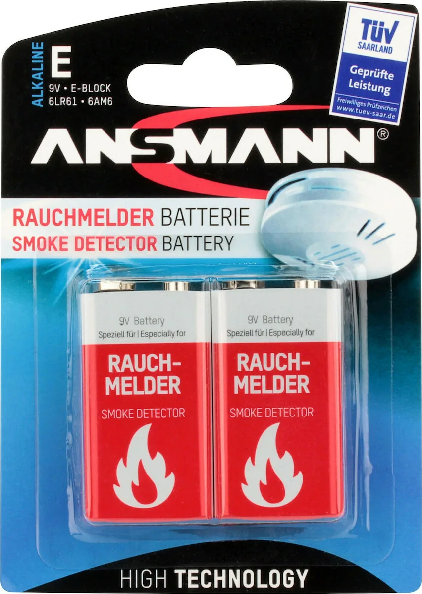 20211122150252_ansmann_smoke_detector_alkalikes_mpataries_9v_2tmch.jpeg Ansmann Smoke Detector Αλκαλικές Μπαταρίες 9V 2τμχ - Image 1
