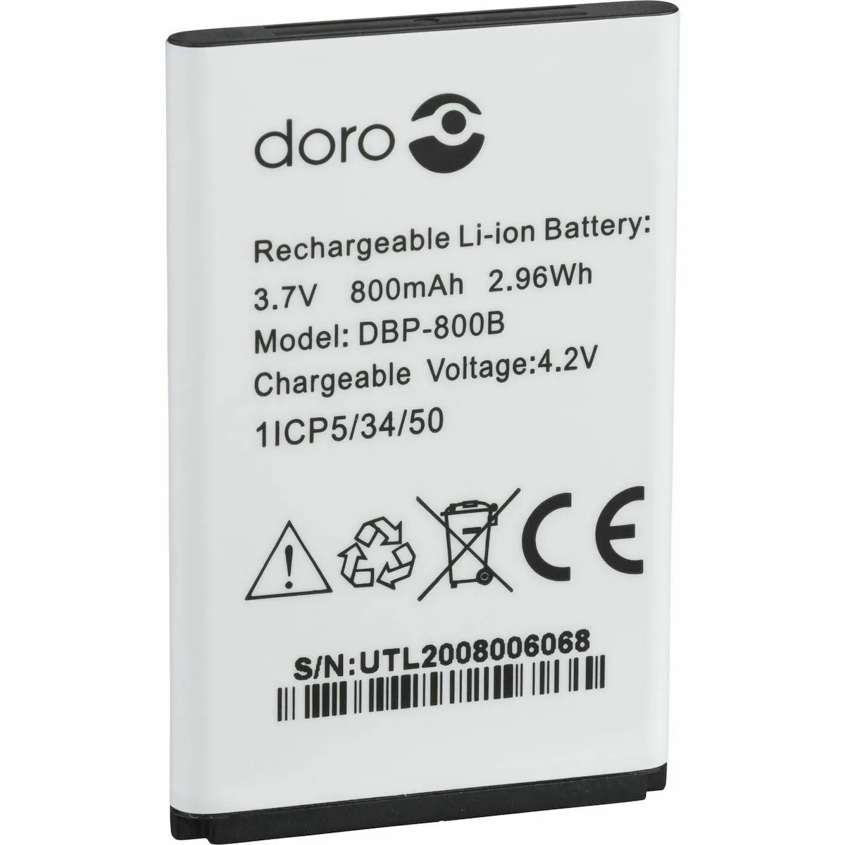 20220107161218_doro_1350_136x_800mah.jpeg Doro Μπαταρία 800mAh για 1350 / 136x - Image 1