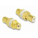 DeLock Μετατροπέας RCA female σε RCA female Χρυσό 1τμχ 64141