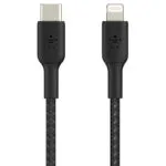 Belkin Braided USB-C to Lightning Cable 30W Μαύρο 1m (CAA004bt1MBK)