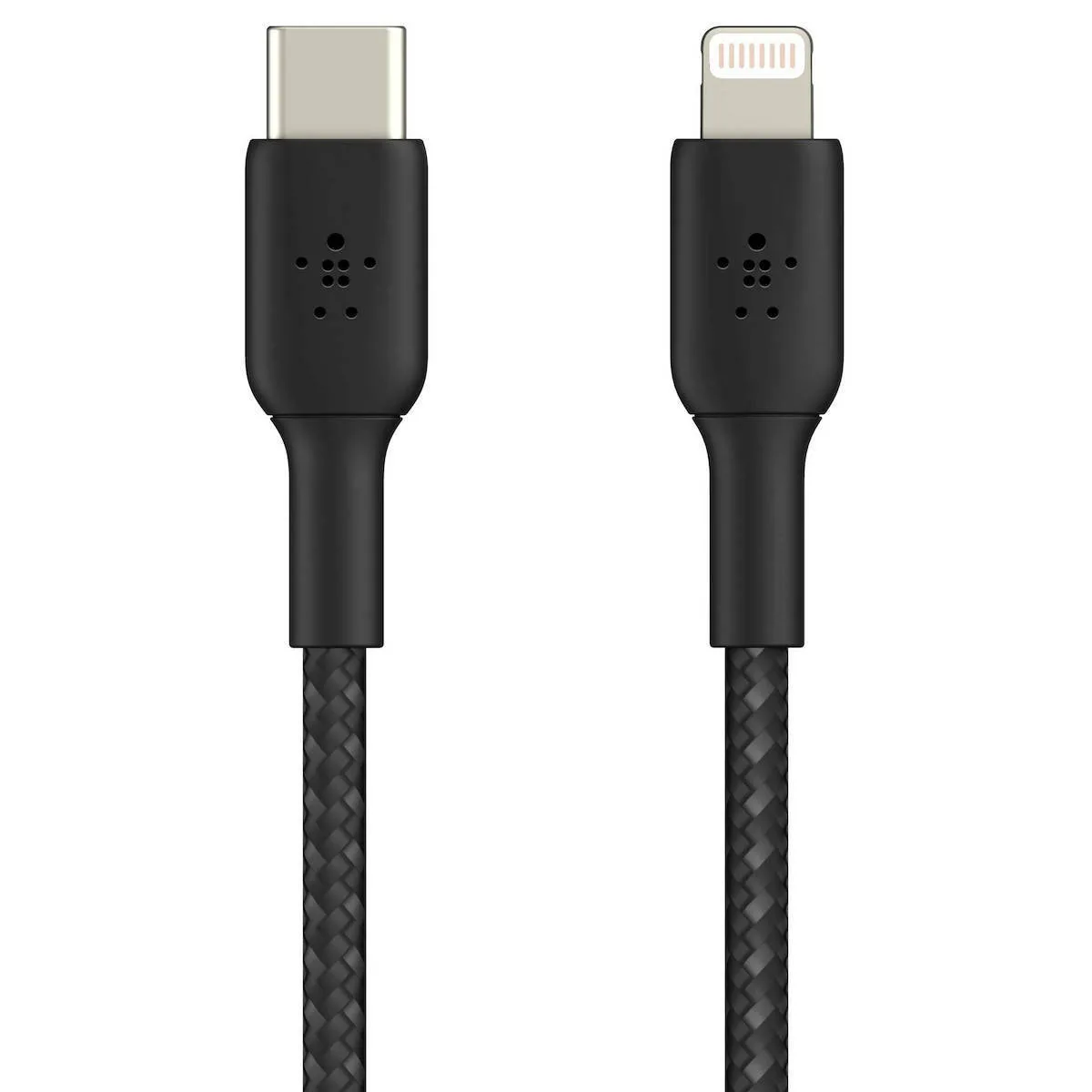 20220111115650_belkin_braided_usb_2_0_cable_usb_c_male_lightning_mayro_1m_caa004bt1mbk.jpeg Belkin Braided USB-C to Lightning Cable 30W Μαύρο 1m (CAA004bt1MBK) - Image 1