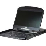 Aten 8-Port PS/2-USB VGA Single Rail WideScreen LCD KVM Switch