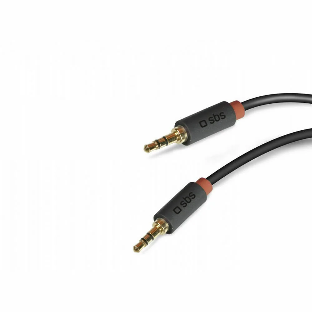 20220112133127_sbs_cable_3_5mm_male_3_5mm_male_mayro_1_5m_tecable35kr.jpeg SBS Καλώδιο Ήχου 3.5mm male - 3.5mm male Μαύρο 1.5m με Επίχρυσους Ακροδέκτες TECABLE35KR - Image 1