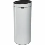 Brabantia Touch Bin New Κάδος Απορριμμάτων Μεταλλικός Λευκός 30lt 115141