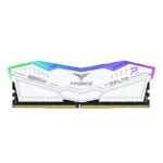 TeamGroup Delta RGB White DDR5 με Module 1x32GB και Ταχύτητα 6400 για Desktop FF4D532G6400HC40BDC01