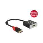 DeLock Μετατροπέας DisplayPort male σε HDMI female (62719)