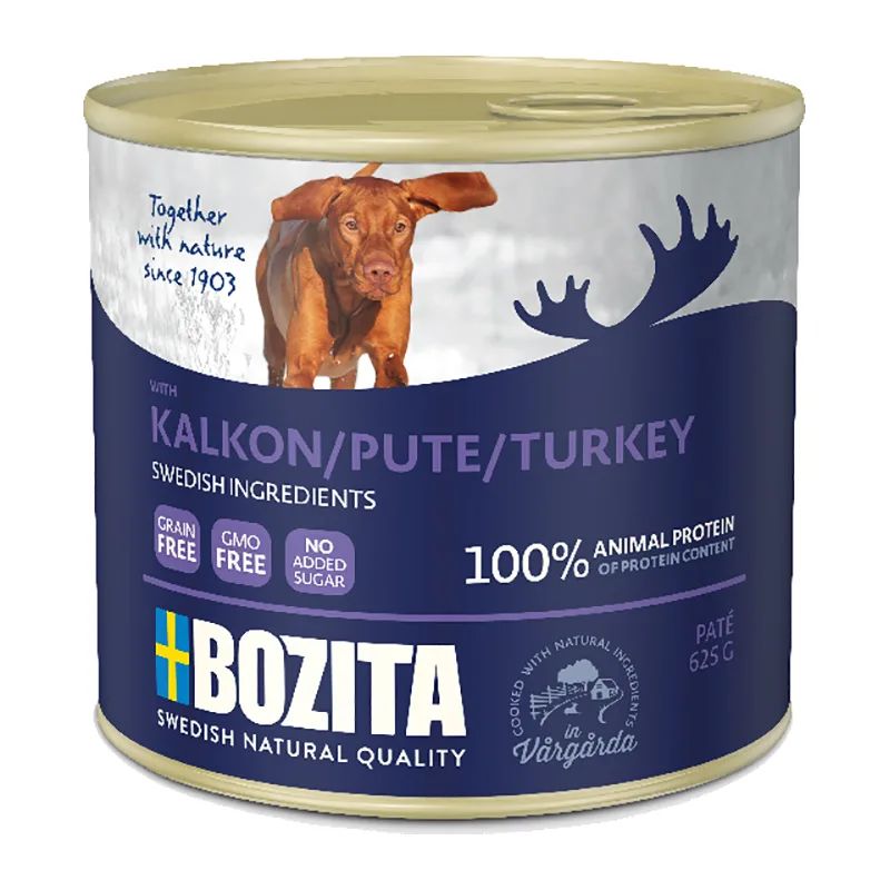 20220221132246_bozita_pate_galopoula_625gr.jpeg Bozita Υγρή Τροφή Σκύλων σε Κονσέρβα με Γαλοπούλα χωρίς Σιτηρά & Γλουτένη 625gr 003279 - Image 1
