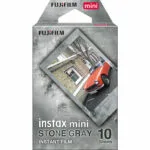 Fujifilm Color Instax Mini Instant Φιλμ 16754043 (10 Exposures) Stone Grey